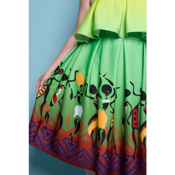 Plus Size Off Shoulder Dress - Picture 4 of 4